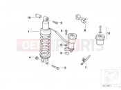 BMW Motorrad BMW 2000 R-Models 4V R 850 GS 95 (0403) Spring strut, rear