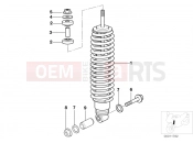 BMW Motorrad BMW 2000 R-Models 4V R 850 R 94 (0401,0406) Spring strut, front