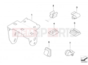 BMW Motorrad BMW 2000 R-Models 4V R 850 R 94 (0401,0406) Bracket, plug connector/wiring retainer