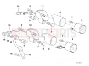 BMW Motorrad BMW 2000 R-Models 4V R 850 R 94 (0401,0406) Additional instruments, authorities