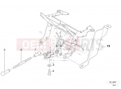 BMW Motorrad BMW 2000 R-Models 4V R 850 R 94 (0401,0406) Headlight bracket, authorities