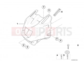 BMW Motorrad BMW 2000 R-Models 4V R 850 RT 96 (0412) Trim panel upper part 