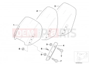 BMW Motorrad BMW 2000 R-Models 4V R 850 RT 96 (0412) Windshield mounted parts