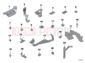 BMW Motorrad BMW 2000 R-Models 4V R 850 RT 96 (0412) Various cable holders