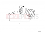 BMW Motorrad BMW 2001 R-Models 4V R 850 RT 96 (0412) Piston, single components