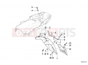 BMW Motorrad BMW 2001 R-Models 4V R 850 RT 96 (0412) Registration plate mounting