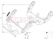 BMW Motorrad BMW 2001 R-Models 4V R 850 RT 96 (0412) Windshield adjustment, mechanical