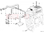 BMW Motorrad BMW CLASSIC 1987 R-Models 2V R 65 RT SF Engine ventilation