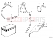 BMW Motorrad BMW CLASSIC 1987 R-Models 2V R 65 RT SF Front brake-brake pipe