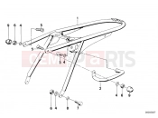 BMW Motorrad BMW CLASSIC 1987 R-Models 2V R 65 RT SF Rear frame