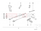 BMW Motorrad BMW CLASSIC 1987 R-Models 2V R 65 RT SF Retrofit kit, socket