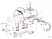 BMW Motorrad BMW CLASSIC 1987 R-Models 2V R 80 Cover panel / engine ventilation
