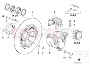 BMW Motorrad BMW CLASSIC 1987 R-Models 2V R 80 Front brake 1.disk