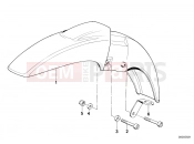 BMW Motorrad BMW CLASSIC 1987 R-Models 2V R 80 Mudguard front