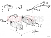 BMW Motorrad BMW CLASSIC 1984 R-Models 2V R 80 RT Trim panel signalling light/headlight