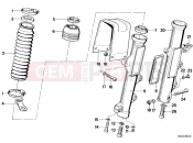 Fork slider - BMW Motorrad R 80 ST 1984