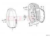 BMW Motorrad BMW CLASSIC 1984 R-Models 2V R 80 Protecting cover - chain cover