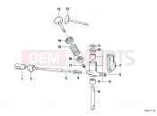 BMW Motorrad BMW CLASSIC 1984 R-Models 2V R 80 Valves, valve timing gear, rocker arm