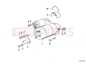 BMW Motorrad BMW CLASSIC 1984 R-Models 2V R 80 Starter mounting hardware