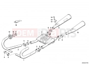 BMW Motorrad BMW CLASSIC 1984 R-Models 2V R 80 Exhaust system