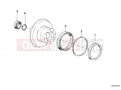 BMW Motorrad BMW CLASSIC 1984 R-Models 2V R 80 Crowngear and spacer rings