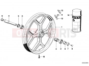 BMW Motorrad BMW CLASSIC 1984 R-Models 2V R 80 Cast rim, front
