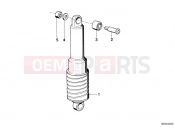 Self-levelling suspension - BMW Motorrad R 80 RT 1992