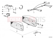 Additional headlight - BMW Motorrad R 80 RT 1994