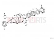 BMW Motorrad BMW CLASSIC 1994 R-Models 2V R 100 RT Crankshaft mounting
