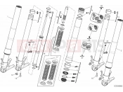 DUCATI 2014 Superbike 1199 Panigale ABS 21A - FRONT FORK (1) » FRONT SUSPENSION