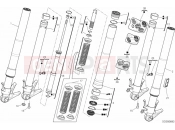 DUCATI 2014 Superbike 1199 Panigale ABS 21A - FRONT FORK (2) » FRONT SUSPENSION