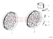 BMW Motorrad BMW CLASSIC 1982 R-Models 2V R 80 TIC Cast iron rim silver