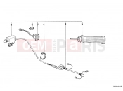 BMW Motorrad BMW CLASSIC 1982 R-Models 2V R 100 CS Retrofit kit, heated handle