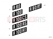 BMW Motorrad BMW CLASSIC 1982 R-Models 2V R 100 CS Sticker