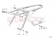 BMW Motorrad BMW CLASSIC 1982 R-Models 2V R 100 RS Rear frame