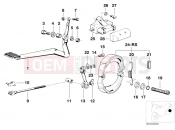 BMW Motorrad BMW CLASSIC 1982 R-Models 2V R 100 RT Rear wheel brake