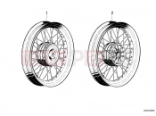 BMW Motorrad BMW CLASSIC 1982 R-Models 2V R 100 RT Spoke wheel