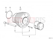 Cylinder - BMW Motorrad R45 1982