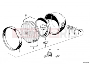 Headlight - BMW Motorrad R45 1982