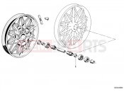 BMW Motorrad BMW CLASSIC 1982 R-Boxer R65 Cast rim-shims