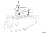 BMW Motorrad BMW CLASSIC 1982 R-Boxer R65LS Fuel tank-tool container