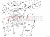 DUCATI Multistrada 1200 S GT VERTICAL CYLINDER HEAD » VALVE DRIVE