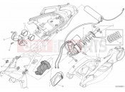DUCATI 2014 Multistrada 1200 S Pikes Peak REAR SHOCK ABSORBER » SWING ARM