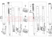 DUCATI 2014 Multistrada 1200 S Touring 21A - FRONT FORK (1) » FRONT SUSPENSION