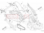 DUCATI 2014 Monster 696 ABS 032 - SWING ARM (2) » SWING ARM