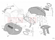 DUCATI 2014 Monster 696 ABS FAIRING » PLASTICS