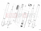 DUCATI Monster 795 FRONT FORK » FRONT SUSPENSION