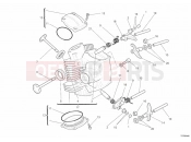 DUCATI Monster 795 HORIZONTAL CYLINDER HEAD » VALVE DRIVE