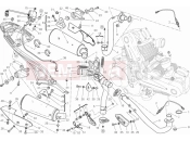 DUCATI Monster 795 ABS EXHAUST SYSTEM » EXHAUST SYSTEM