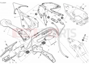 DUCATI Superbike 899 Panigale ABS NUMBER PLATE HOLDER - TAIL LIGHT » LIGHTING SYSTEM
